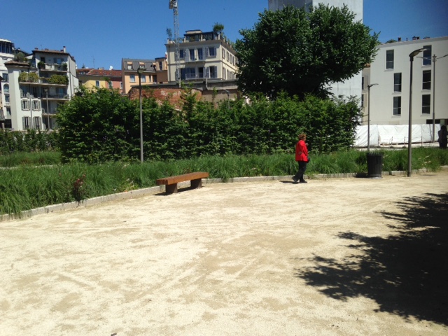 Un piccolo giardino pubblico firmato Antonio Perazzi