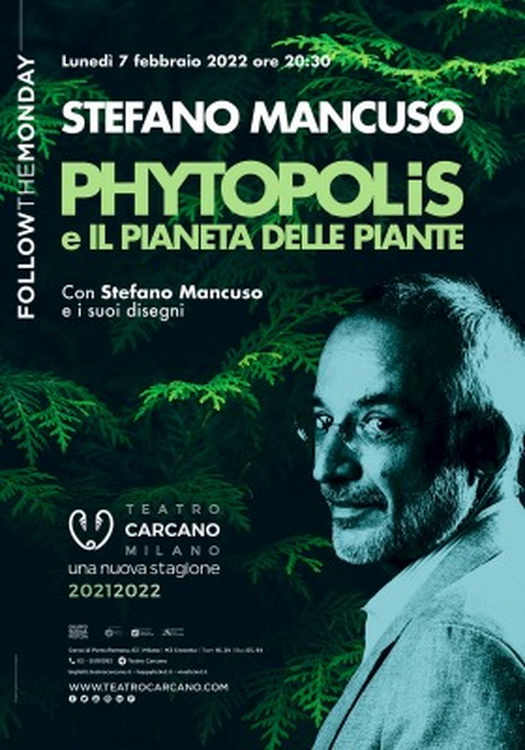 Stefano Mancuso parla del pianeta delle piante al Teatro Carcano