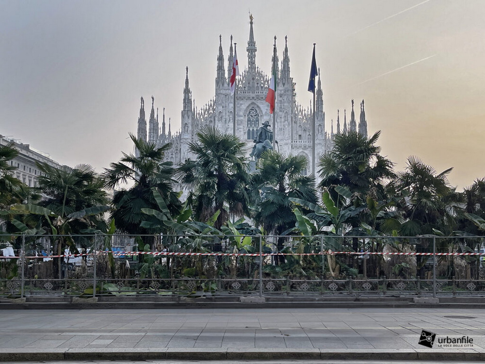 Piazza del Duomo a Milano: nascerà una nuova aiuola